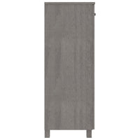 Scarpiera HAMAR Grigio Chiaro 85x40x108 cm in Legno di Pino 340519