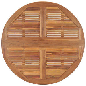 Set da Pranzo Pieghevole per Esterni 5pz Legno Massello di Teak cod mxl 48220