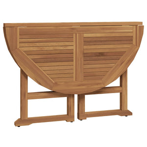 Set da Pranzo Pieghevole per Esterni 5pz Legno Massello di Teak 3096572