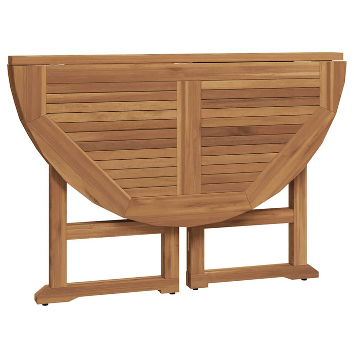 Set da Pranzo Pieghevole per Esterni 5pz Legno Massello di Teak 3096572