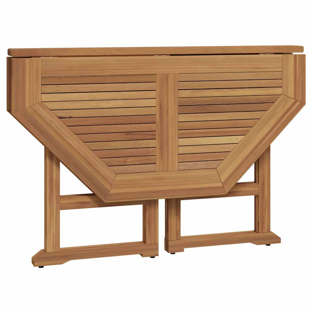 Set da Pranzo Pieghevole per Esterni 5pz Legno Massello di Teak 3096573