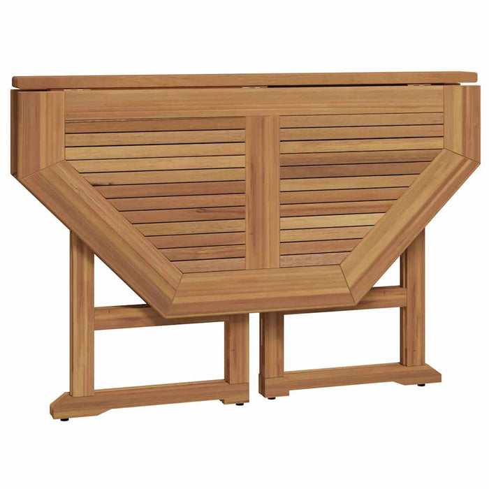 Set da Pranzo Pieghevole per Esterni 5pz Legno Massello di Teak 3096573