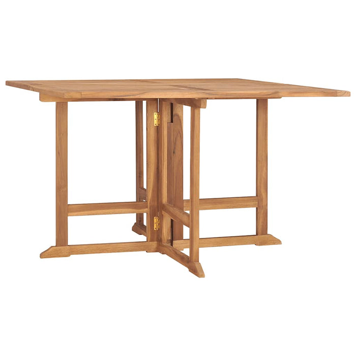 Set da Pranzo Pieghevole per Esterni 5pz Legno Massello di Teak 3096576