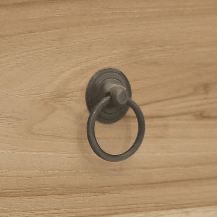 Cassettiera 56x30x80 cm in Legno Massello di Teak 340737