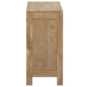 Cassettiera 80x30x55 cm in Legno Massello di Teak 340739