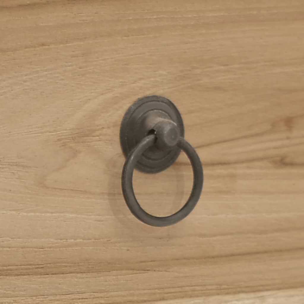 Cassettiera 80x30x55 cm in Legno Massello di Teak 340739