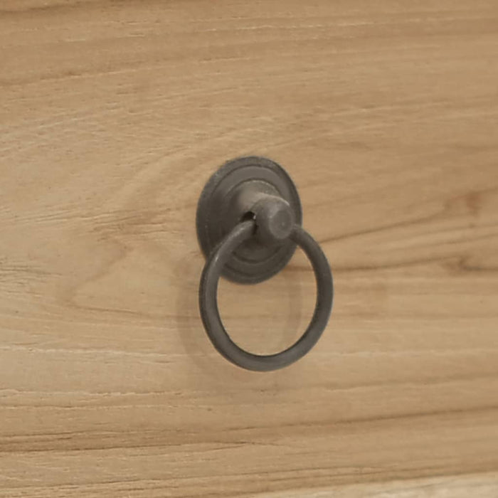 Cassettiera 80x30x55 cm in Legno Massello di Teak 340739