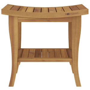 Tavolino da Bagno 50x35x45 cm in Legno Massello di Teak 340748