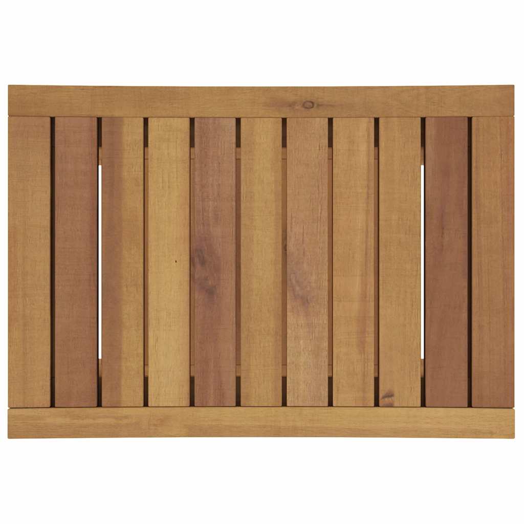 Panca da Doccia 50x35x45 cm in Legno Massello di Teak cod mxl 58931
