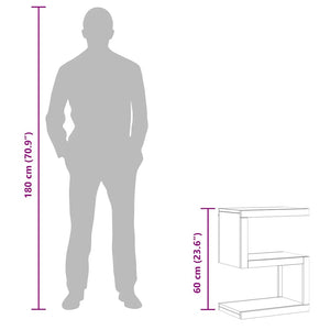 Tavolino 45x30x60 cm in Legno Massello di Teak 340749
