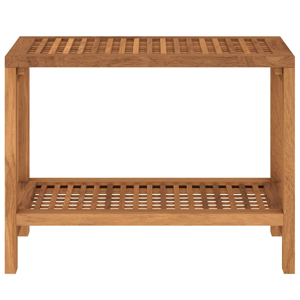 Tavolino da Bagno 60x30x45 cm in Legno Massello di Teak 340752