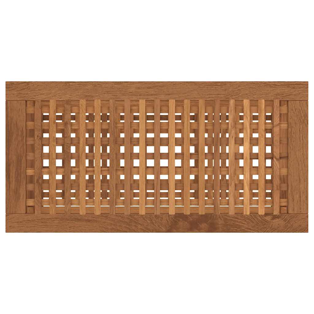 Tavolino da Bagno 60x30x45 cm in Legno Massello di Teak 340752