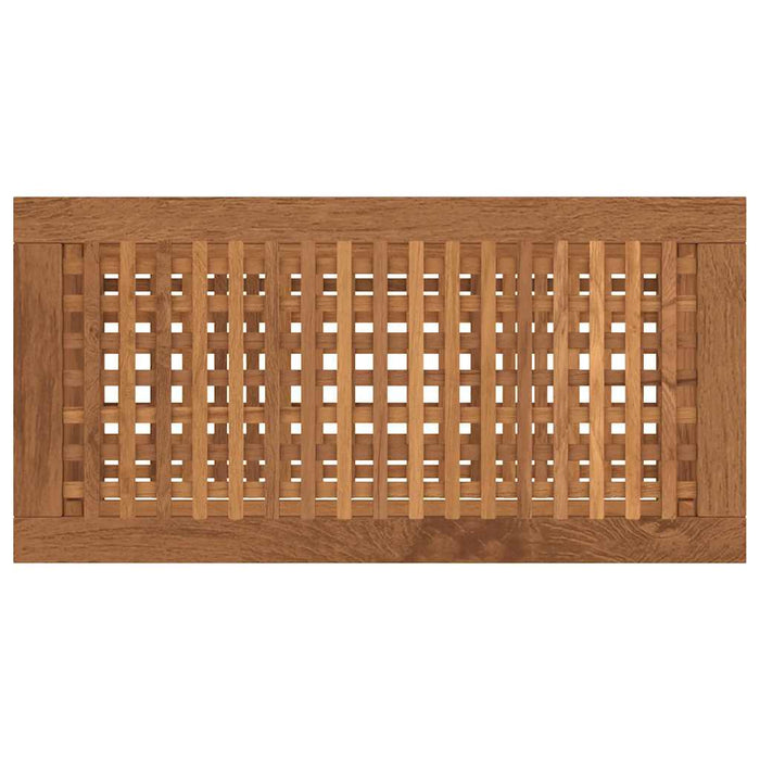 Tavolino da Bagno 60x30x45 cm in Legno Massello di Teak 340752