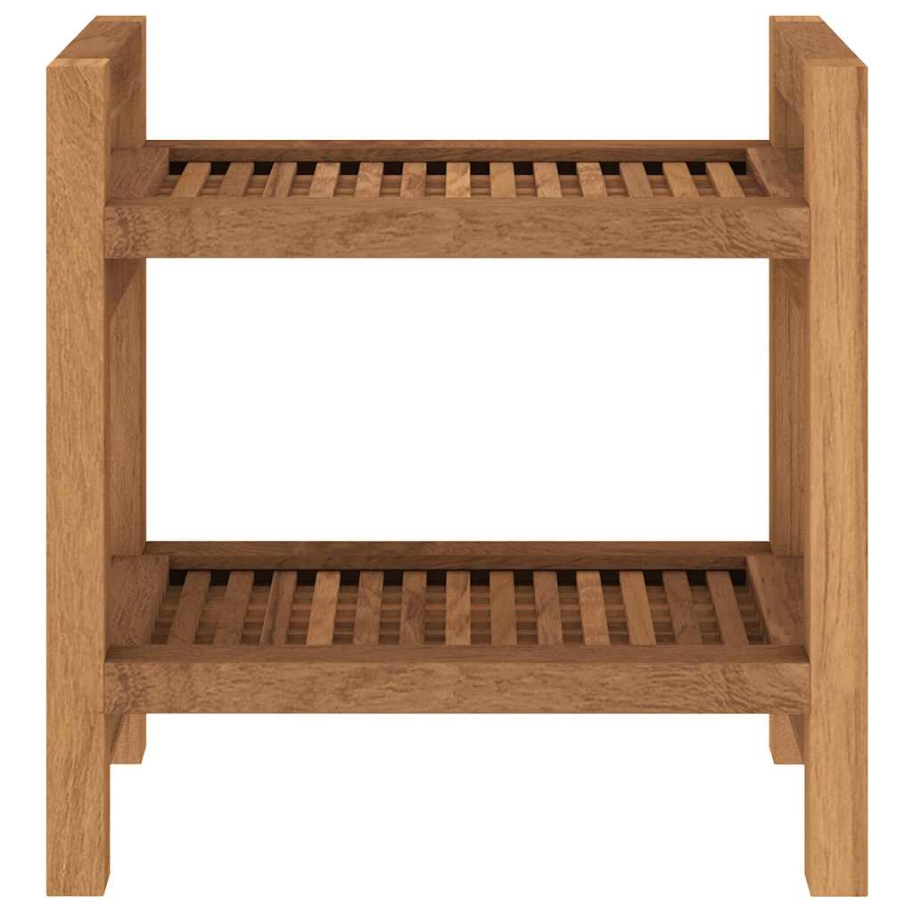 Tavolino da Bagno 45x30x45 cm in Legno Massello di Teak 340753