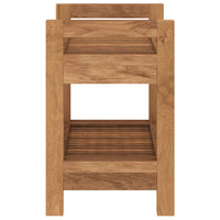 Tavolino da Bagno 45x30x45 cm in Legno Massello di Teak 340753