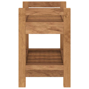Tavolino da Bagno 45x30x45 cm in Legno Massello di Teak 340753