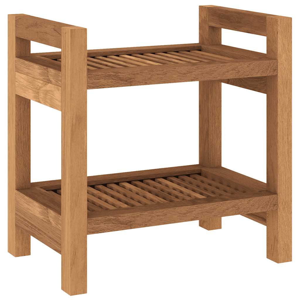 Tavolino da Bagno 45x30x45 cm in Legno Massello di Teak 340753