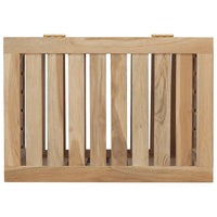 Cesto del Bucato 50x35x60 cm in Legno Massello di Teak 340759