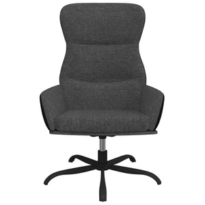 Sedia Relax Grigio Scuro in Tessuto 341092