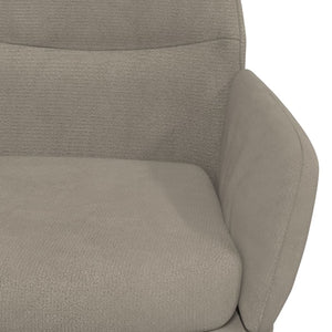 Sedia Relax Grigio Chiaro in Velluto 341108