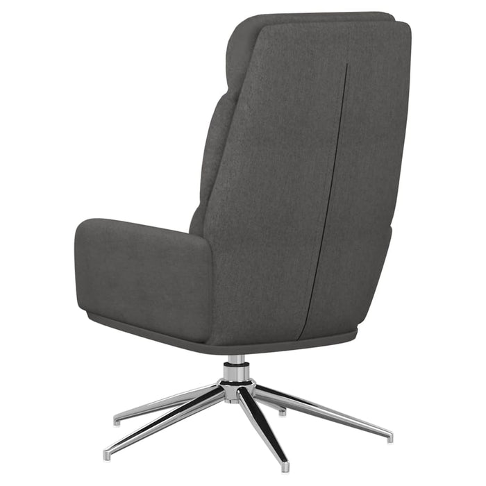 Poltrona Relax Grigio Scuro in Tessuto 341131
