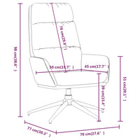 Poltrona Relax Grigio Scuro in Tessuto 341131