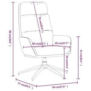 Poltrona Relax Grigio Scuro in Tessuto 341131