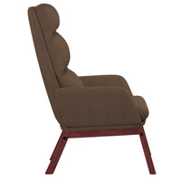 Sedia Relax Marrone in Tessuto 341162