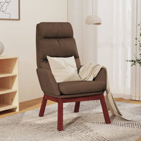 Sedia Relax Marrone in Tessuto 341162