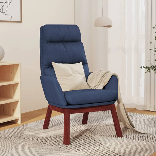 Sedia Relax Blu in Tessuto 341163