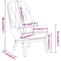 Poltrona Relax Grigio Chiaro in Velluto 341218