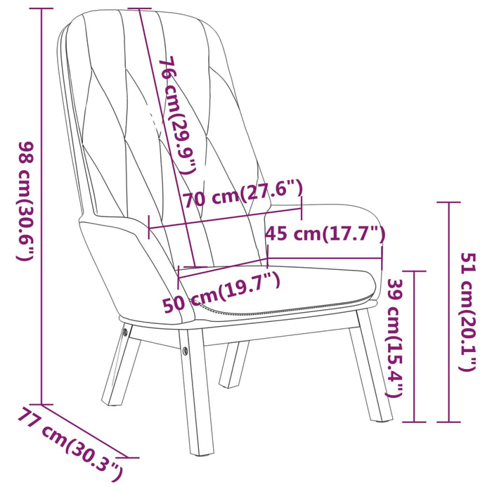 Poltrona Relax Grigio Chiaro in Velluto 341218