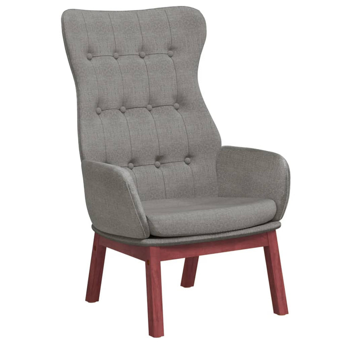 Poltrona Relax Grigio Chiaro in Tessuto 341268