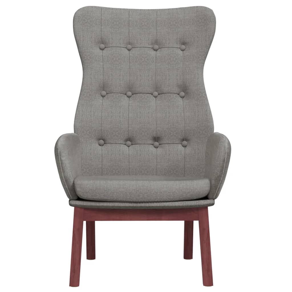 Poltrona Relax Grigio Chiaro in Tessuto 341268