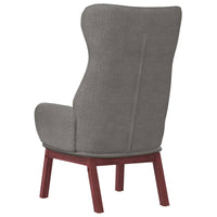 Poltrona Relax Grigio Chiaro in Tessuto 341268