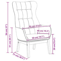 Poltrona Relax Grigio Chiaro in Tessuto 341268