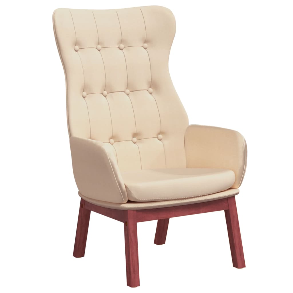 Sedia Relax Crema in Tessuto 341270