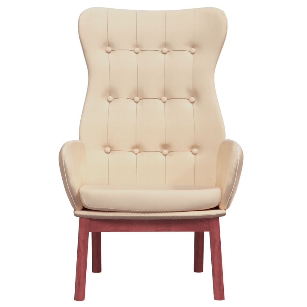 Sedia Relax Crema in Tessuto 341270