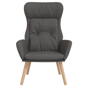 Sedia Relax Grigio Scuro in Tessuto 341291