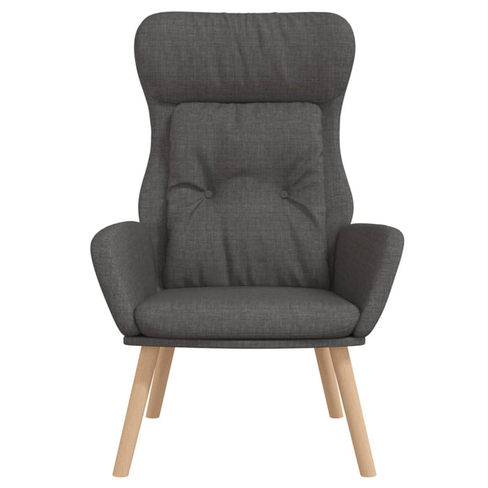Sedia Relax Grigio Scuro in Tessuto 341291
