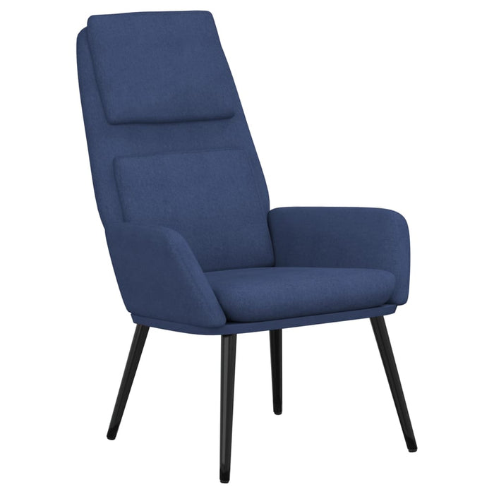 Sedia Relax Blu in Tessuto 341316