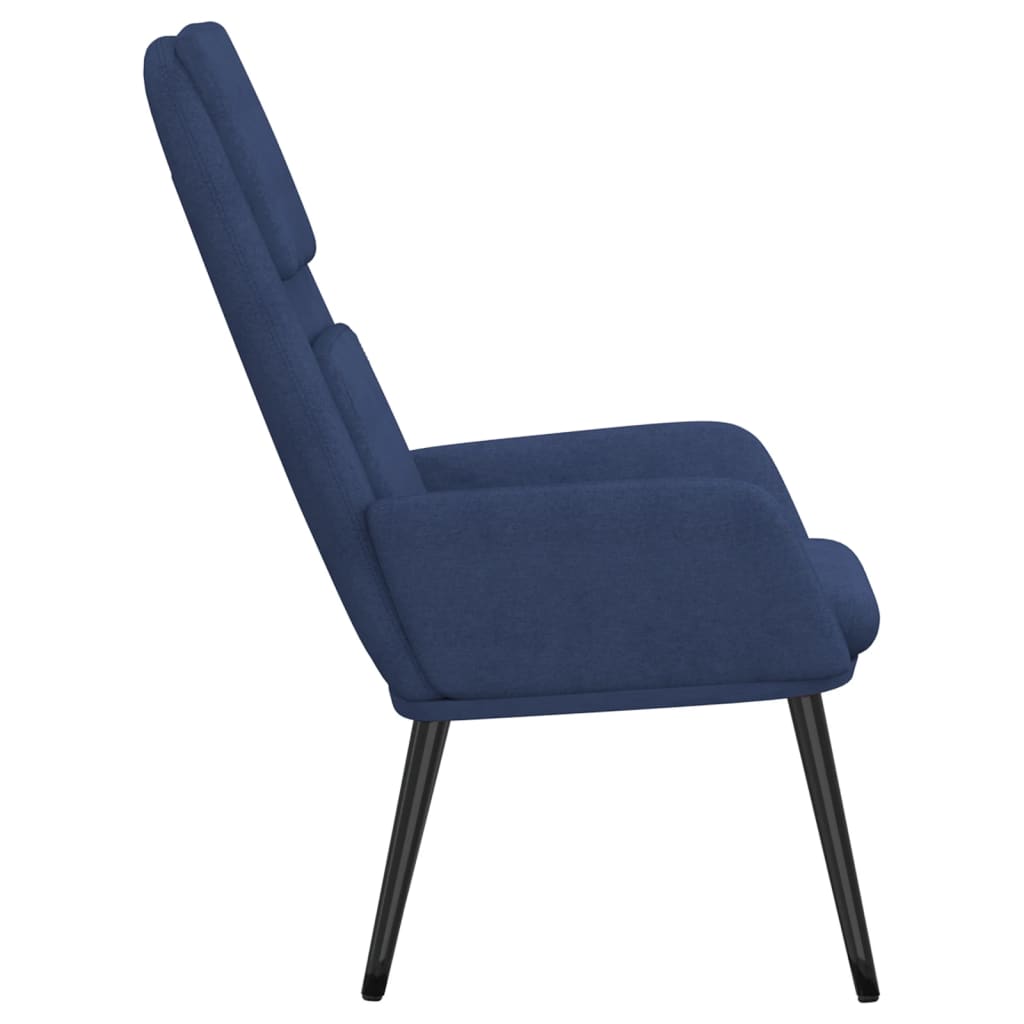 Sedia Relax Blu in Tessuto 341316