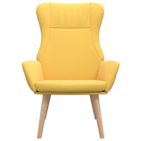 Poltrona Relax Giallo Senape in Tessuto 341401