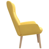Poltrona Relax Giallo Senape in Tessuto 341401