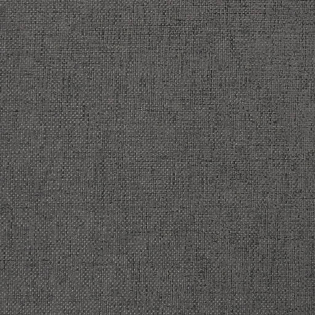 Sgabello Grigio Scuro 45x29,5x35 cm in Tessuto e Similpelle 341447