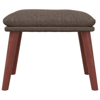 Poggiapiedi Tortora 45x29,5x35 cm in Tessuto 341466