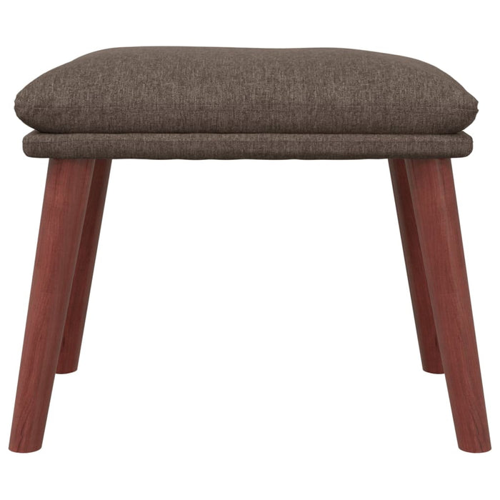 Poggiapiedi Tortora 45x29,5x35 cm in Tessuto 341466