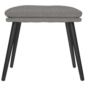 Poggiapiedi Grigio Chiaro 45x29,5x35 cm in Tessuto 341493