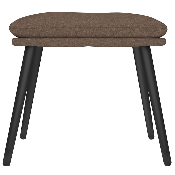 Poggiapiedi Tortora 45x29,5x39 cm in Tessuto cod mxl 73605