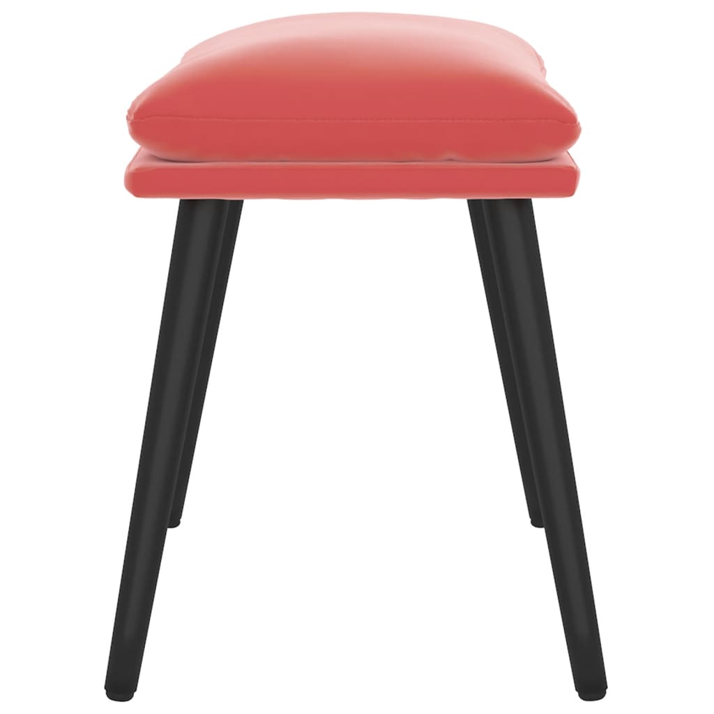 Poggiapiedi Rosa 45x29,5x39 cm in Velluto cod mxl 73281